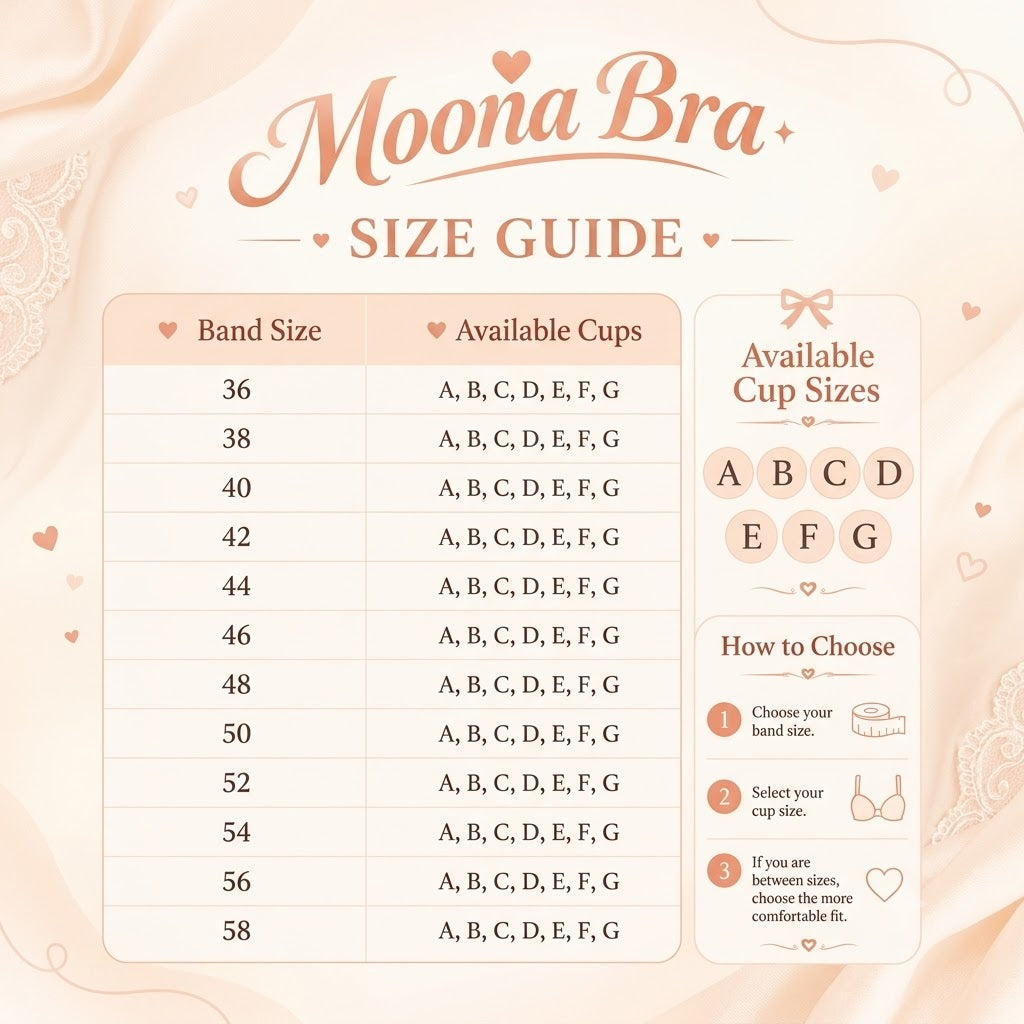 Moona Bra - Front Closure Breathable Bra for Seniors