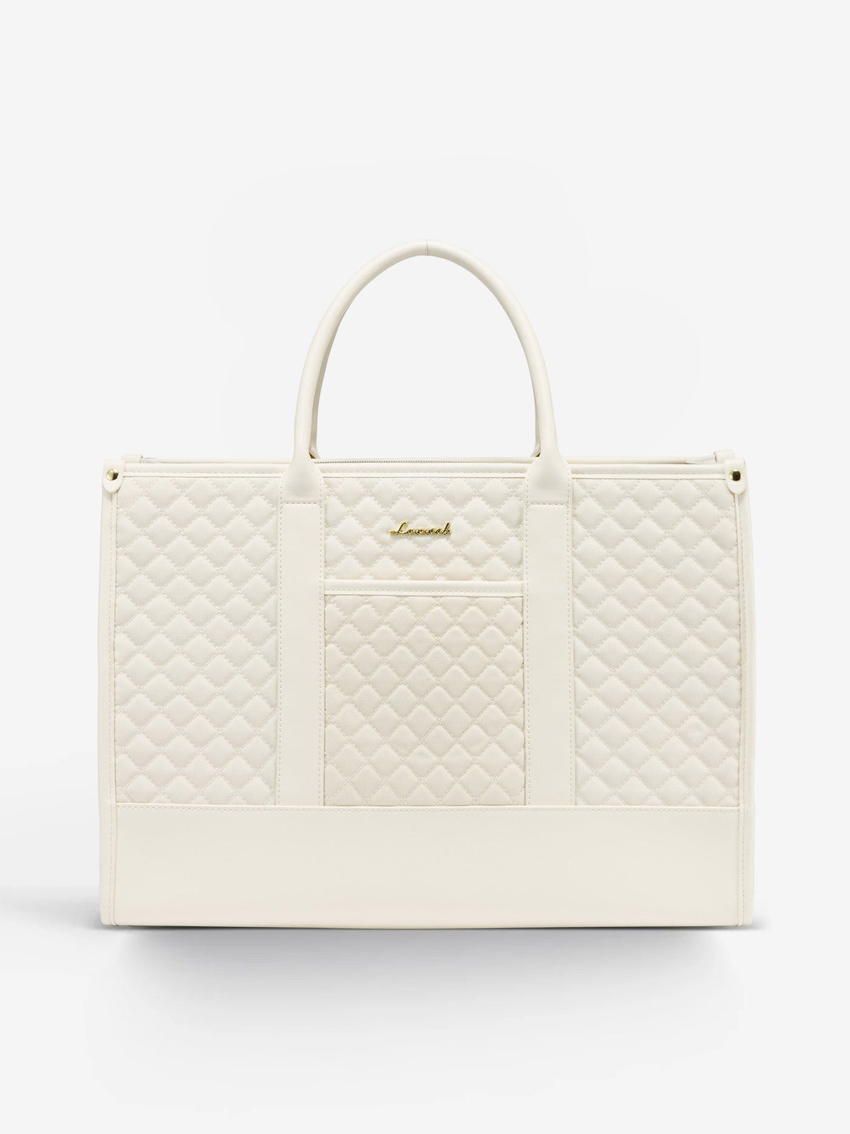 2 Pcs Quilted Laptop Tote Bag, 15.6" 17"