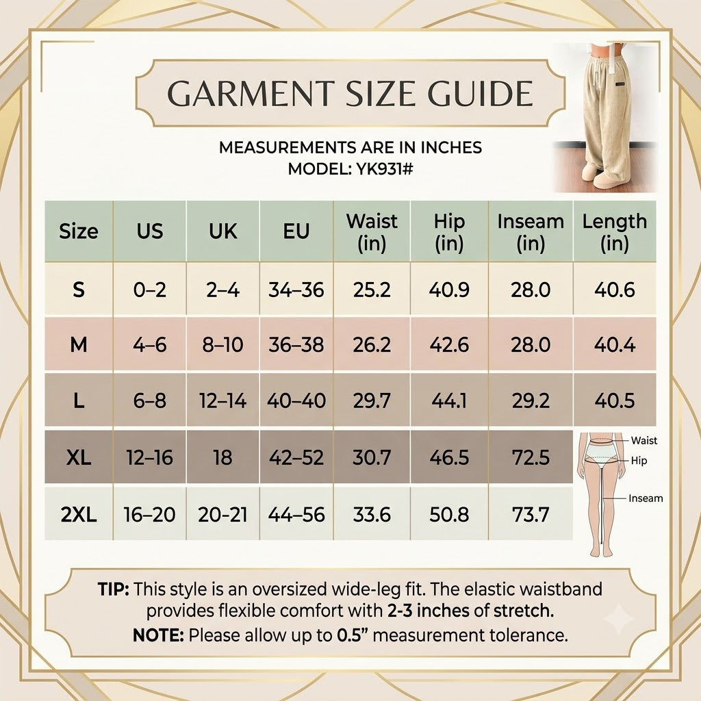 💖2026 Autumn’s Sale 70% OFF✨🍂Women’s Corduroy High- Waisted Wide-Leg Pants
