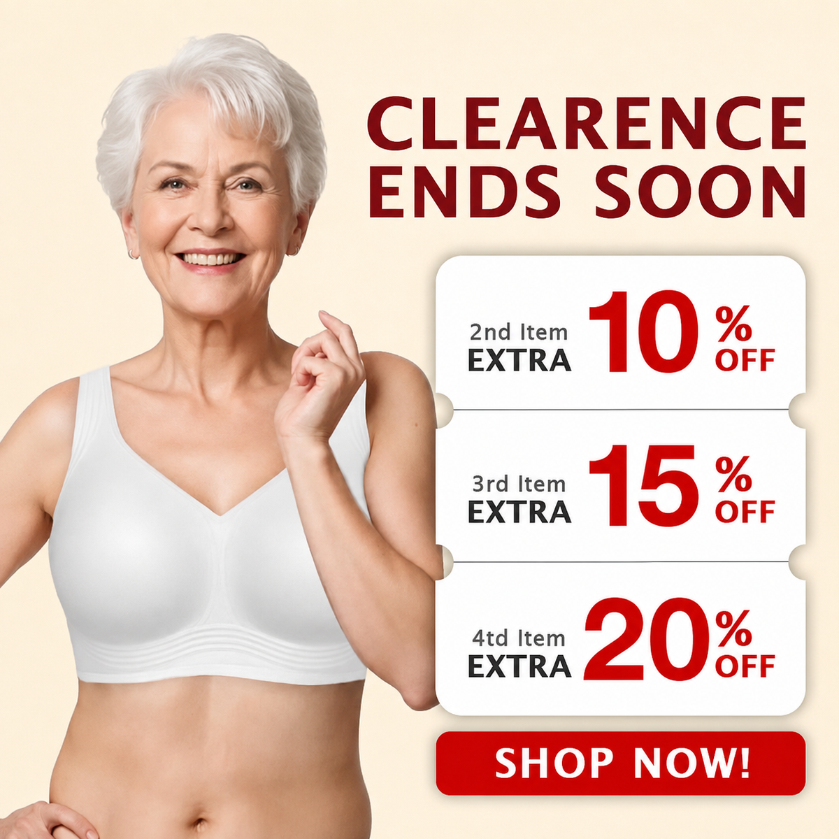 LAST DAY SALE 70% OFF - Super firming Wirefree Bra