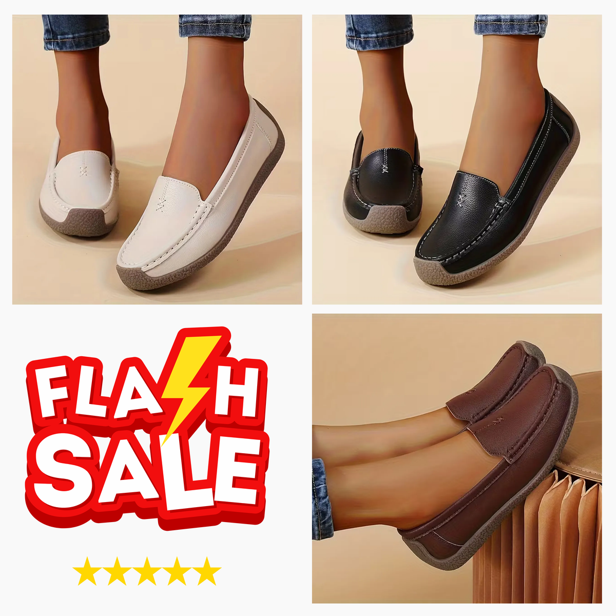 Women’s Comfort Loafers –All-Day Comfort & Supportive Footbed