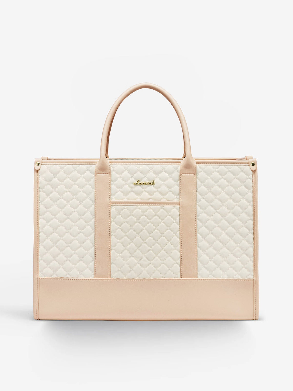 2 Pcs Quilted Laptop Tote Bag, 15.6" 17"