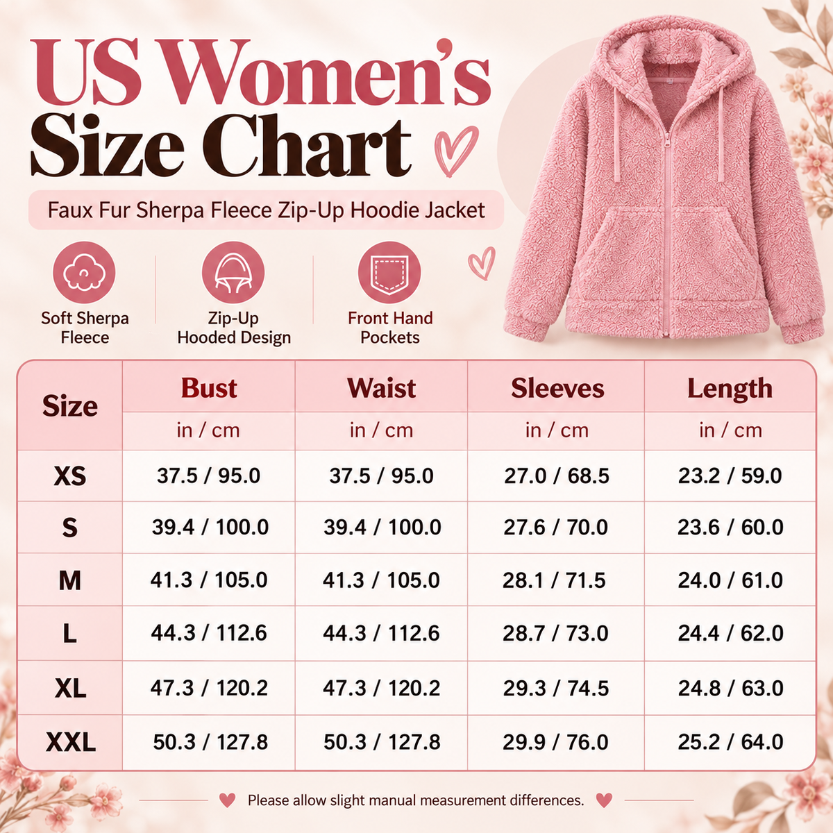 2026 Women’s Cozy Teddy Fleece Hooded Jacket – Warm Zip-Up Plush Cardigan