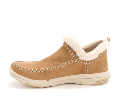 Women’s Fleece-Lined Winter Slip-On Shoes – Warm & Comfortable