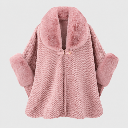 2026 Winter Fur Collar Warm Cardigan Coat – Plus Size
