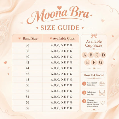 Moona Bra - Front Closure Breathable Bra for Seniors
