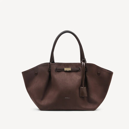 NEWBELLA Marella M Collapsible PU Leather Tote Bag