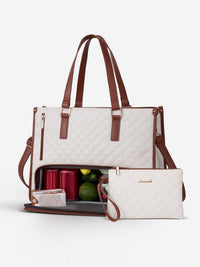 Brown & White