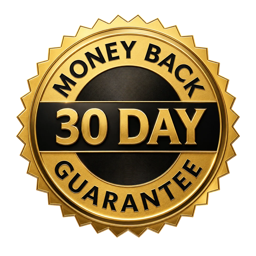 30 Day Money Back Guarantee