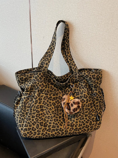Casual Leopard Print Crossbody Bag