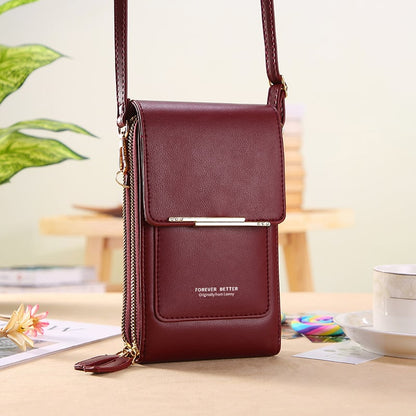 🏆Last Day Promotion 60% OFF👜📱Simple and elegant women's touchscreen crossbody phone wallet