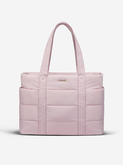 Large Puffer Work Tote Bag, 15.6" 17"