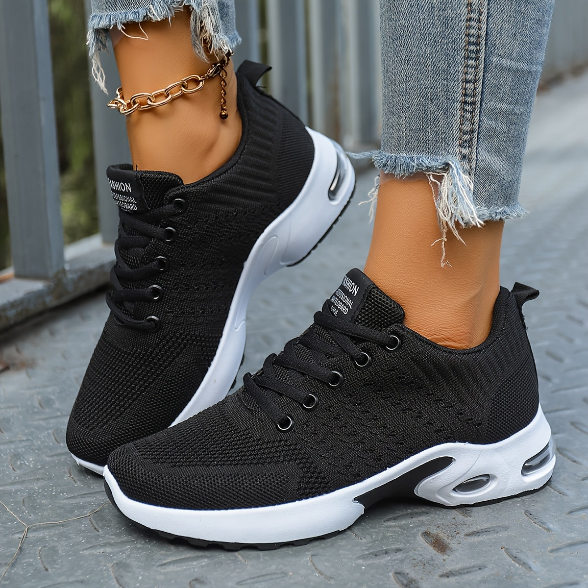 Orthopedic sneakers with a cushioned feel and breathable uppers.