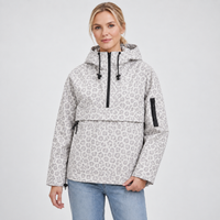 Gray leopard print