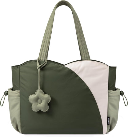Quilted Puffer Work Tote Bag