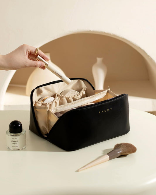 PU Leather Travel Makeup Bag