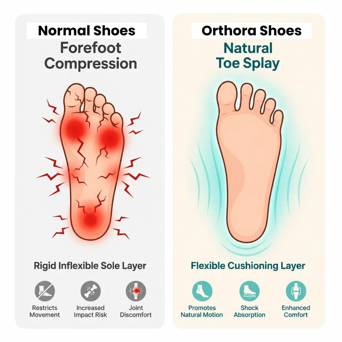 Orthora Comfy - Comfy Arch Support Orthopedic Sneakers for Seniors