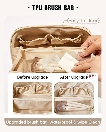 PU Leather Travel Makeup Bag