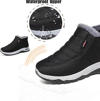 Women’s Comfort Winter Boots – Warm Fleece-Lined Everyday Walking Shoes