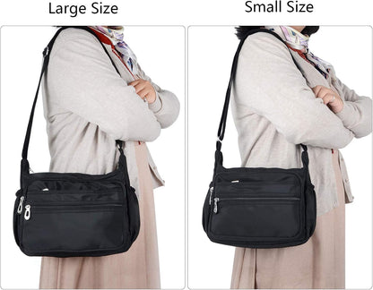 🔥 SALE 58% OFF🔥 – Crossbody Bag for Women, Waterproof Multi-Pocket Nylon Purse