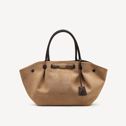 NEWBELLA Marella M Collapsible PU Leather Tote Bag
