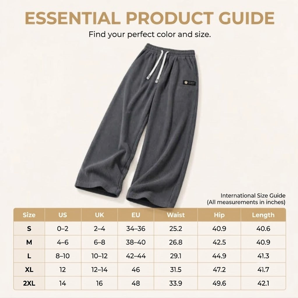 💖2026 Autumn’s Sale 70% OFF✨🍂Women’s Corduroy High- Waisted Wide-Leg Pants