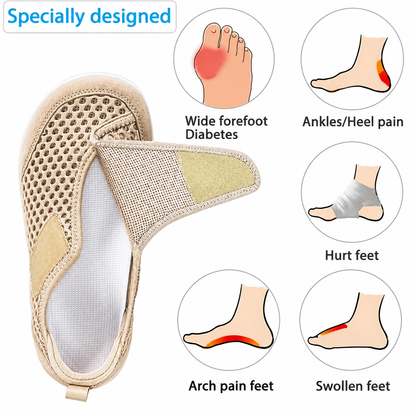 🔥Last Day Sale 55%🔥 2026 ComfortStep™ Extra Wide Toe Adjustable Walking Shoes – Lightweight, Breathable & Non-Slip