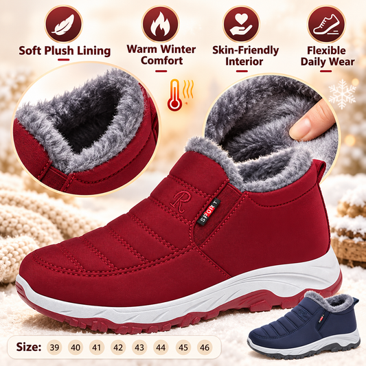 Women’s Comfort Winter Boots – Warm Fleece-Lined Everyday Walking Shoes