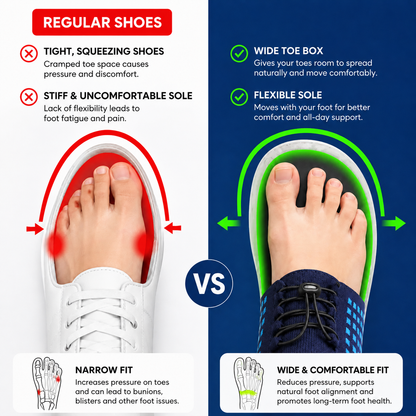 KAVEROX - Stretch Cushion Comfort & Relief All Day Walking Shoes