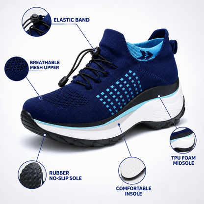 KAVEROX - Stretch Cushion Comfort & Relief All Day Walking Shoes