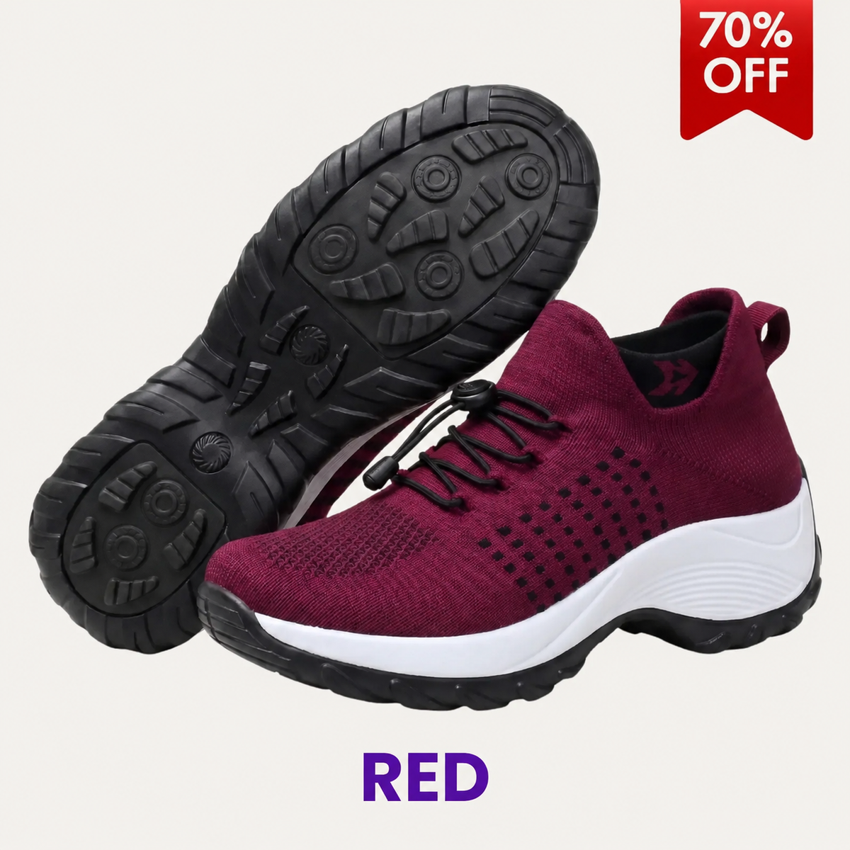 KAVEROX - Stretch Cushion Comfort & Relief All Day Walking Shoes