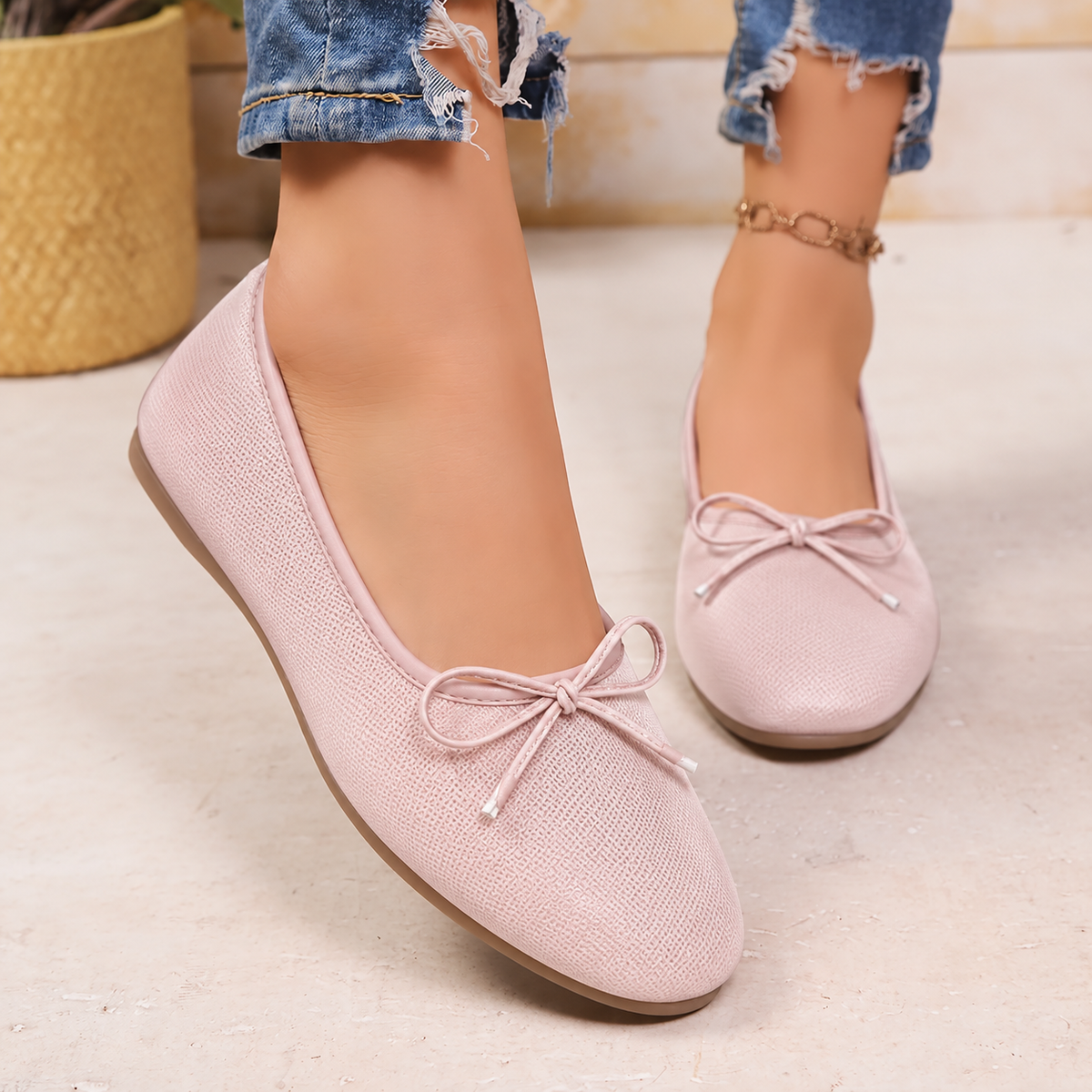 🔥 LAST DAY SALE 58% OFF 🔥 Women’s Sparkle Comfort Ballet Flats