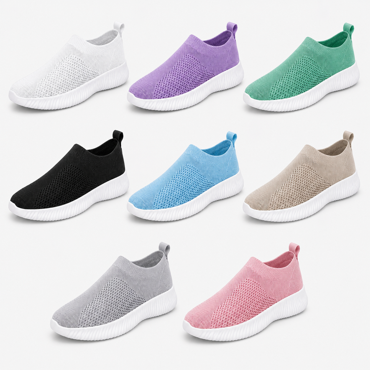 Stretch Knit Slip-On
