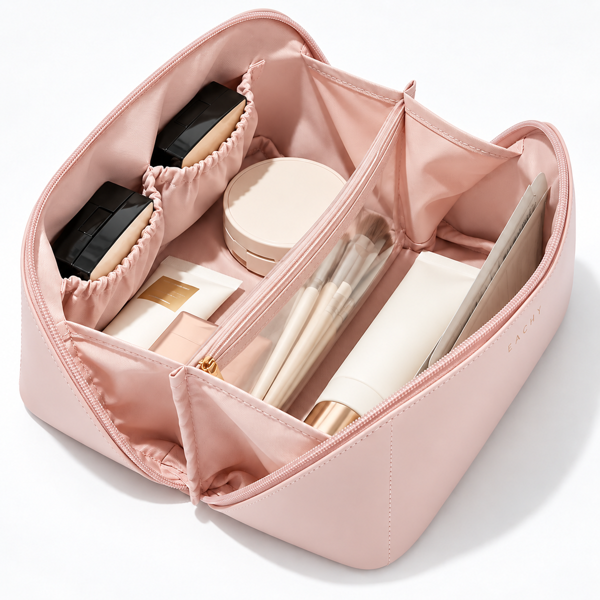 PU Leather Travel Makeup Bag
