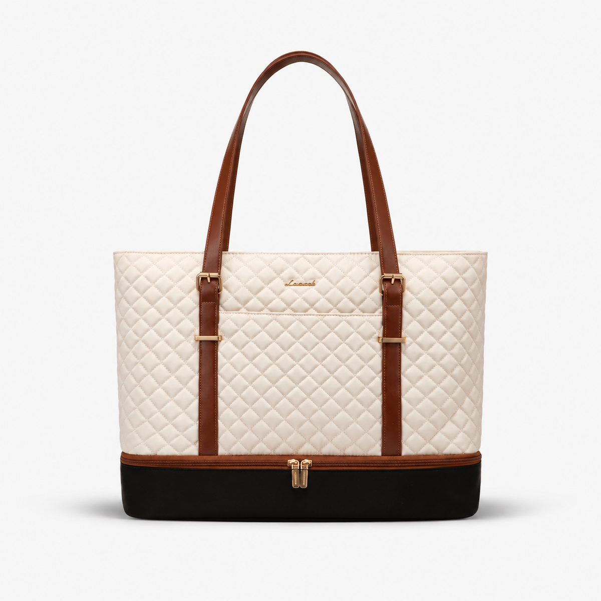 Laptop Tote with Insulated Lunch Compartment