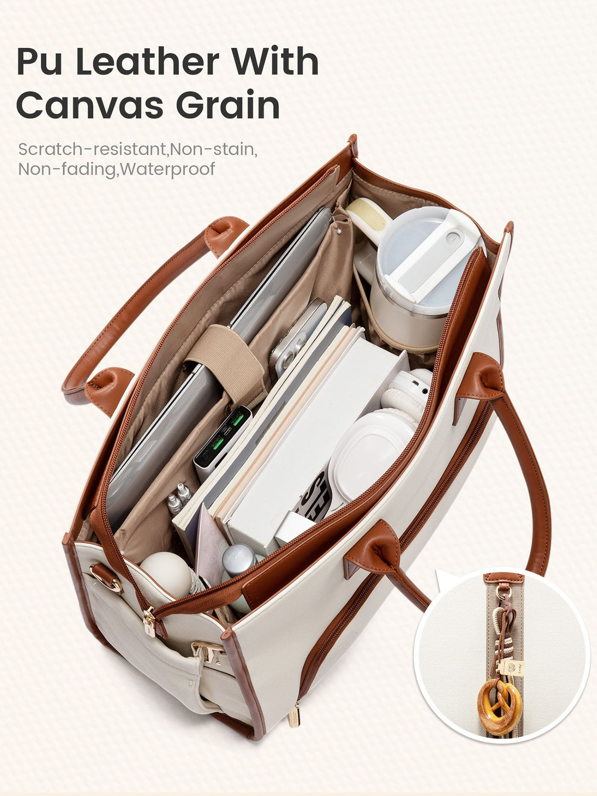 Lunch Compartment Tote Bag 15.6" 17.3"