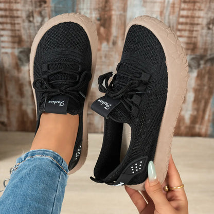 Women's breathable slip-on orthotic walking sneakers