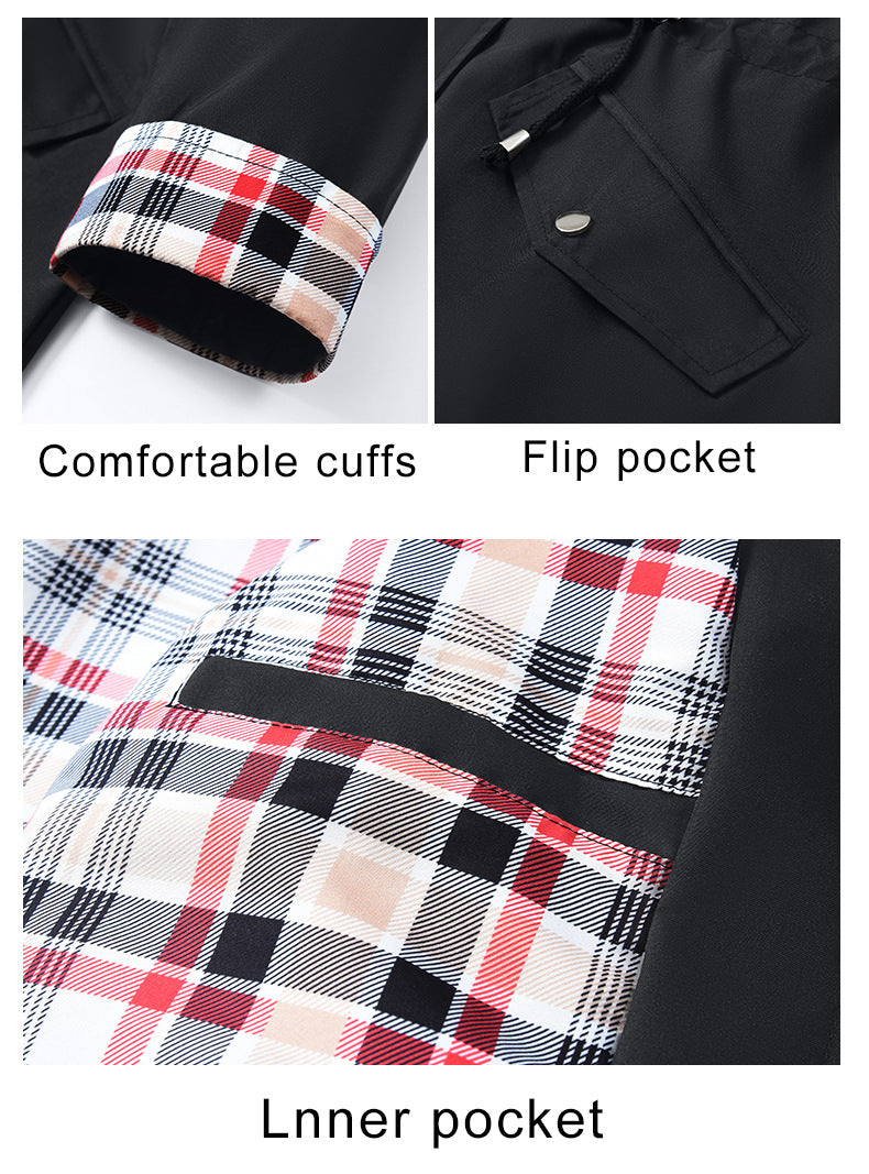 🔥Last Day Sale 60% OFF⏰🧥🌧️Ultimate Plaid Waterproof Jacket for Women🍃