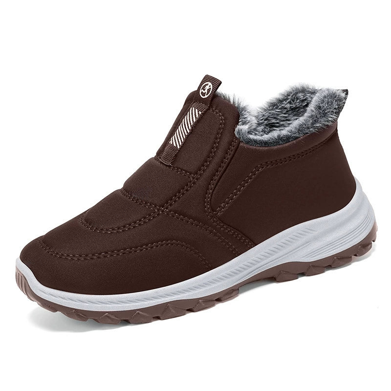 2026 New Arrival – Women’s Warm Fur-Lined Snow Boots | Lightweight Waterproof Slip-On Ankle Boots for Fall & Winter