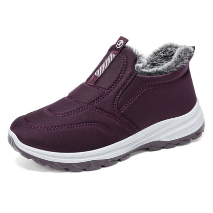 2026 New Arrival – Women’s Warm Fur-Lined Snow Boots | Lightweight Waterproof Slip-On Ankle Boots for Fall & Winter