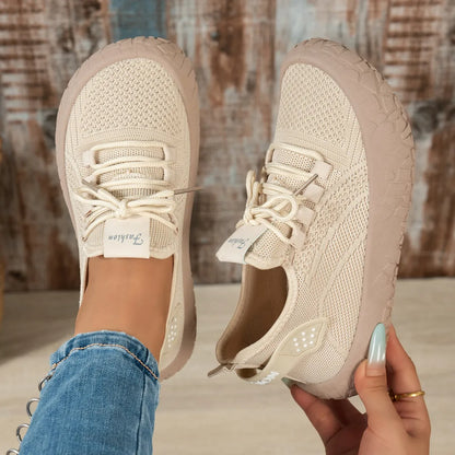 Women's breathable slip-on orthotic walking sneakers