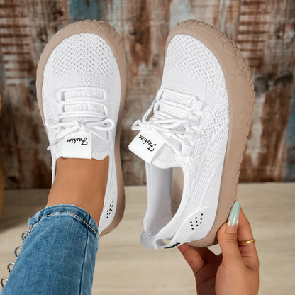 Women's breathable slip-on orthotic walking sneakers