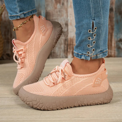 Women's breathable slip-on orthotic walking sneakers