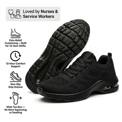 Homeveloa™ Pro — 12-Hour Shift Shoes for All-Day Foot, Knee & Back Pain Relief