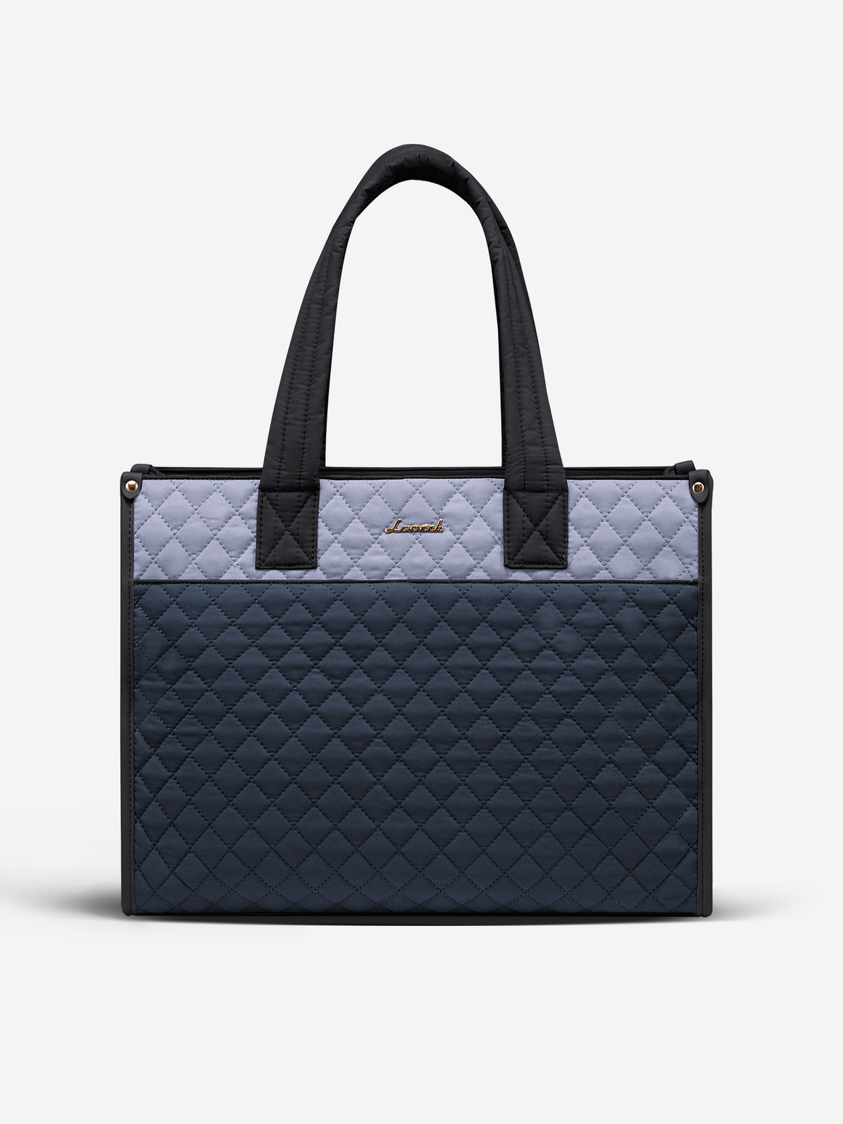2Pcs Quilted Work Tote Bag, 15.6" 17.3"