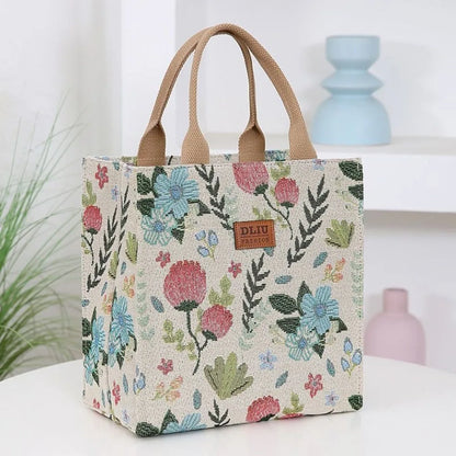 Women's Floral Insulated Lunch Bag