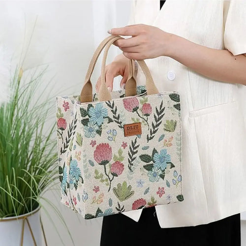Women's Floral Insulated Lunch Bag