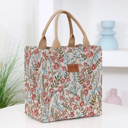 Women's Floral Insulated Lunch Bag