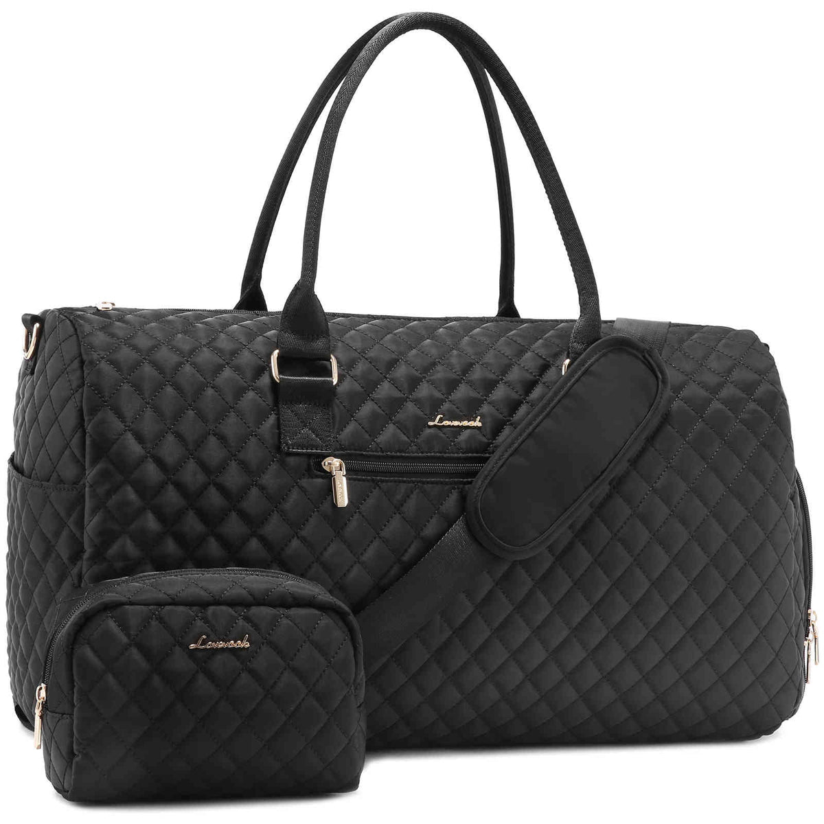 2Pcs Duffel Bag with Toiletry Bag