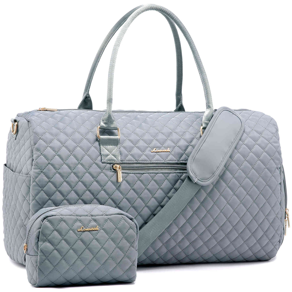 2Pcs Duffel Bag with Toiletry Bag